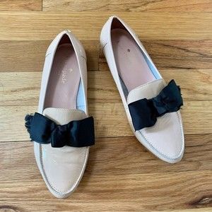 KATE SPADE ♠️ Cosetta Too Pointed Toe Bow Loafers